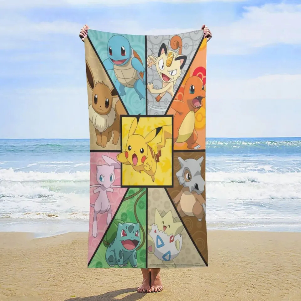 PKM Microfiber Hair Towel Quick Drying Beach Towel