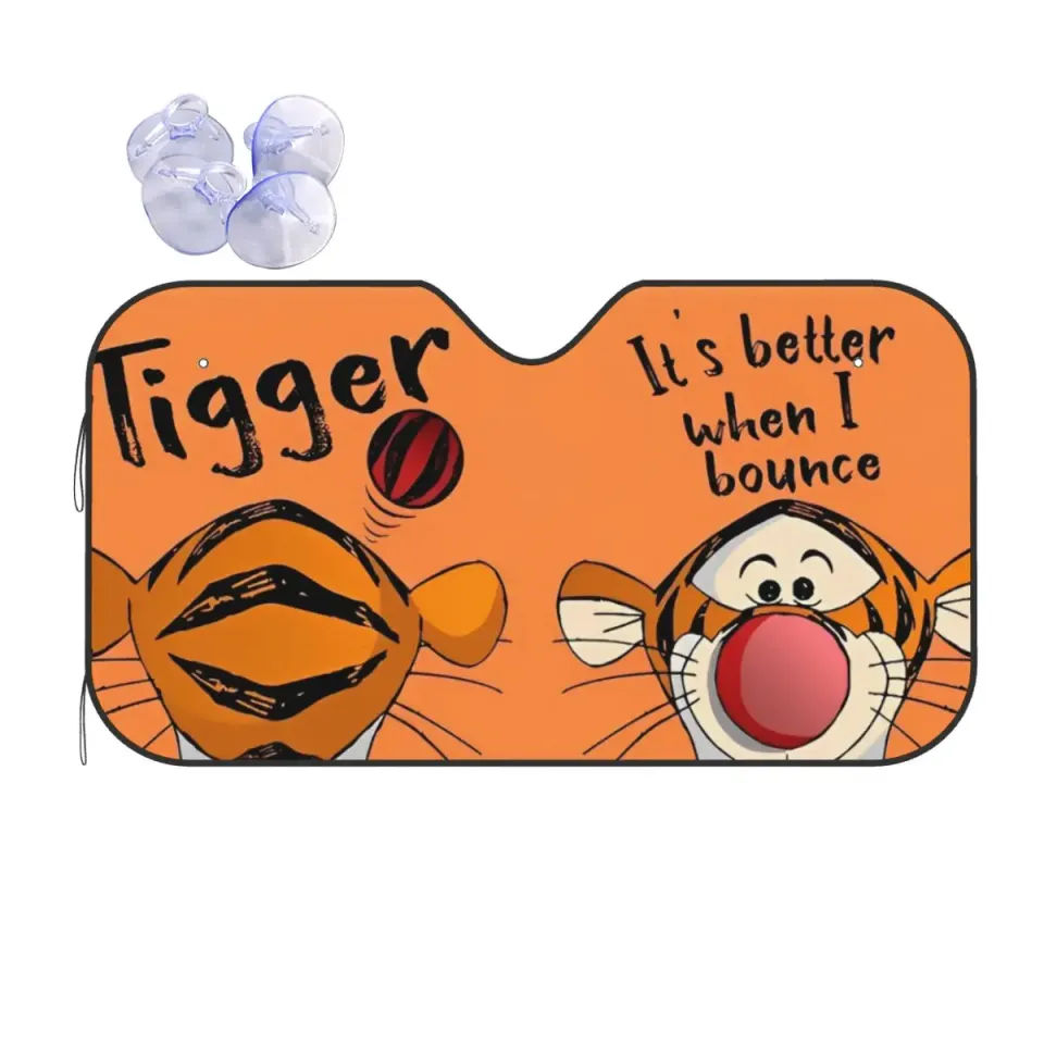 Winnie The Pooh Tigger Car Sunshade