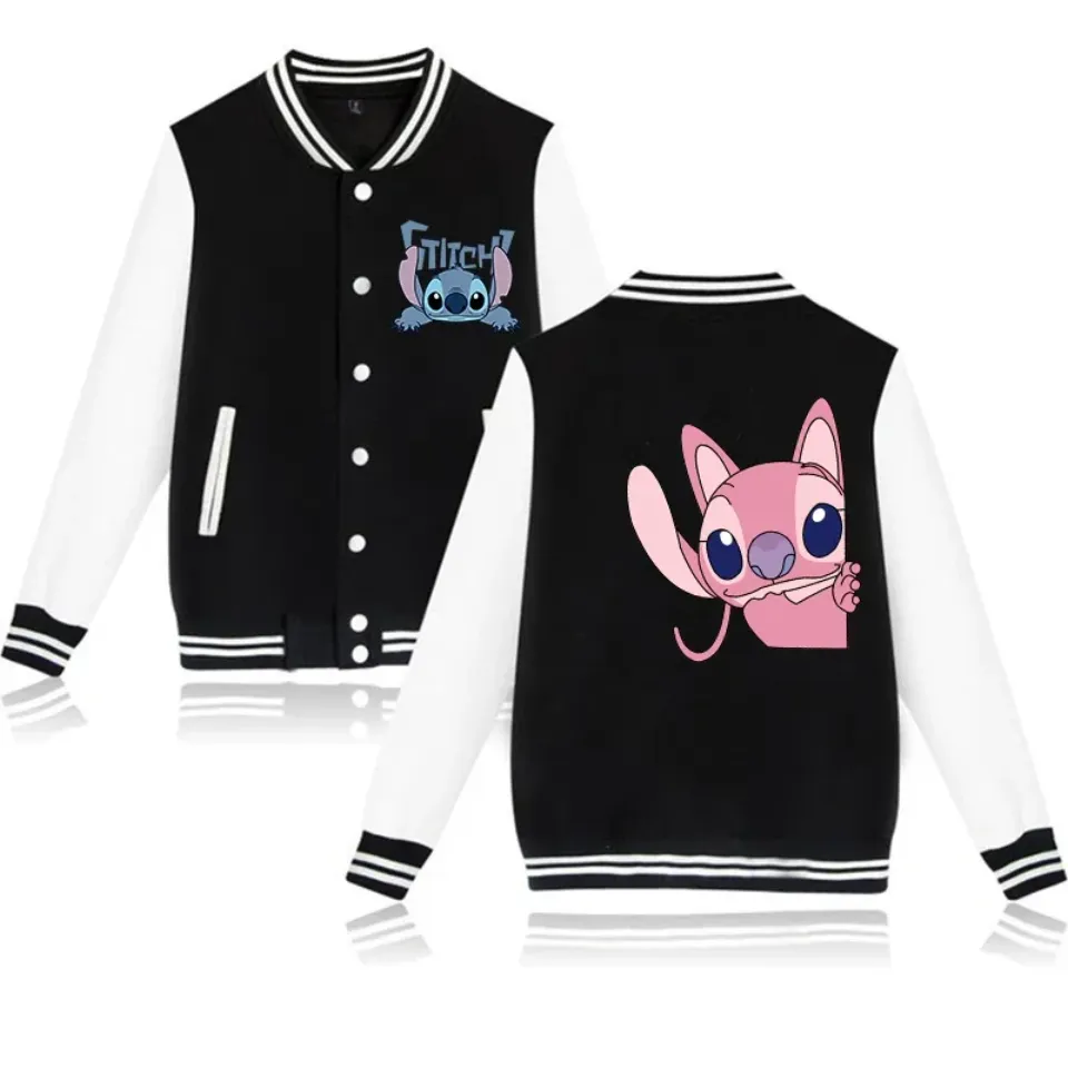 Stitch Disney Hoodie Baseball Jacket