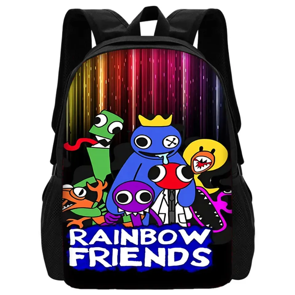 Child School Cartoon Game Rainbow Friends Backpack