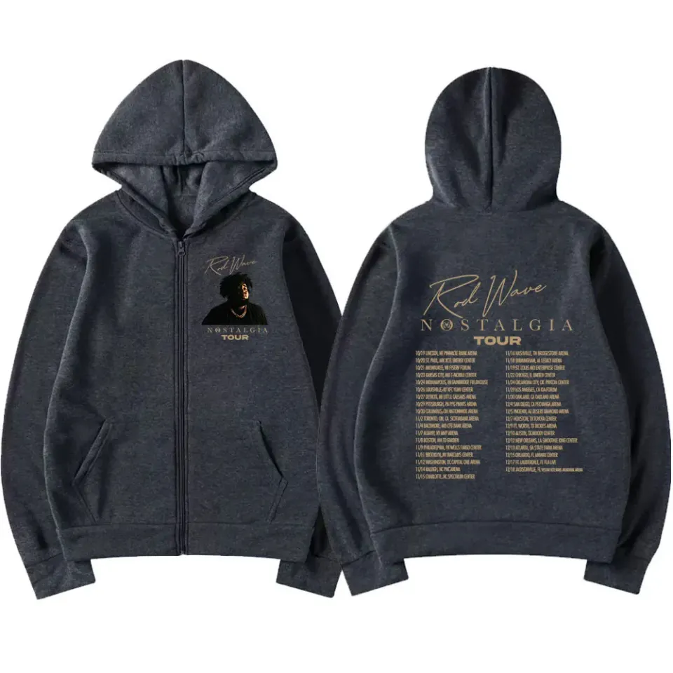 Rod Wave Nostalgia Tour Zipper Hoodies