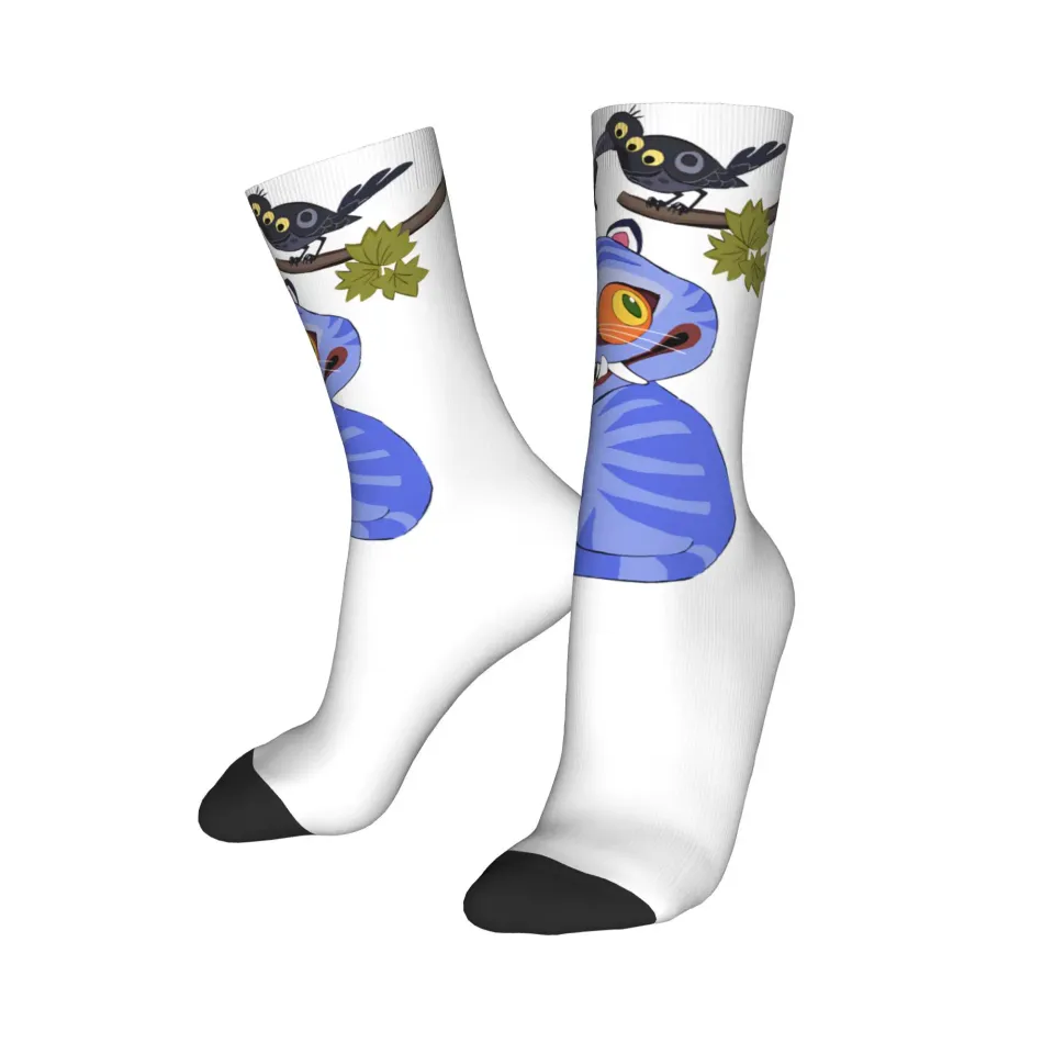 Kpop Demon Hunters Stockings Tiger and Magpie Graphic Funny Socks