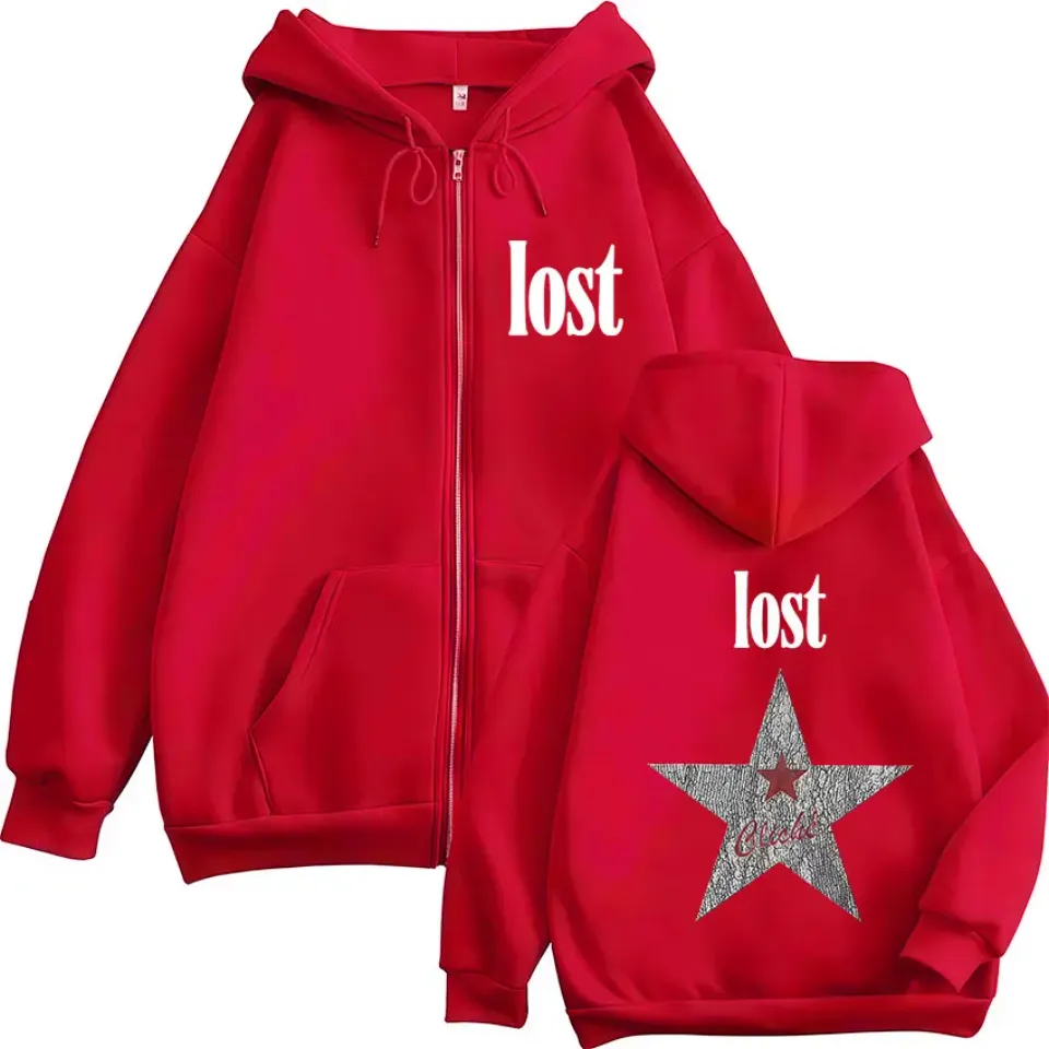 Mgk Lost Americana Logo 2025 Zipper Hoodie