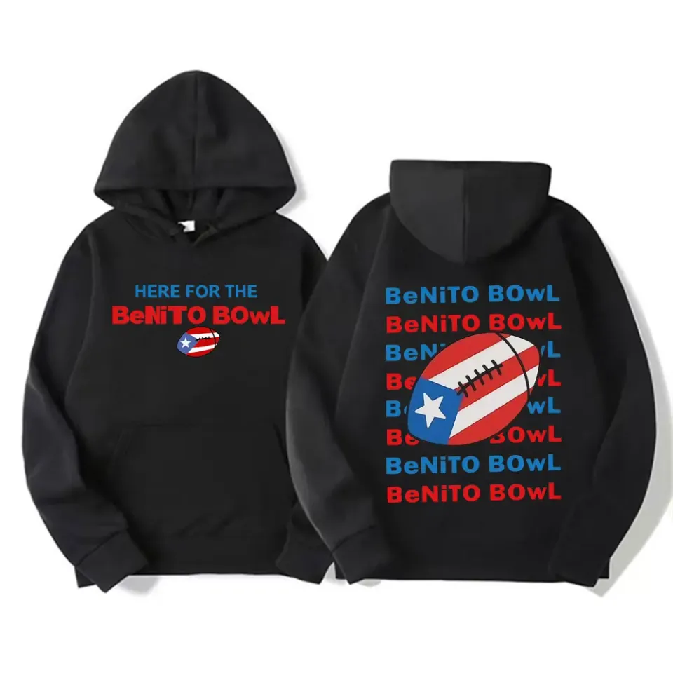 Benito Bowl T Shirt Bad Bunny Super Bowl 2026 Tour Hooded