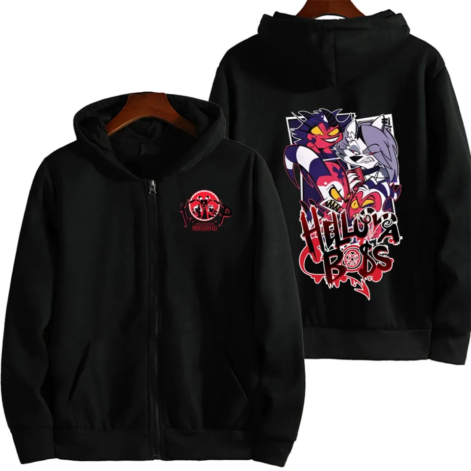 Helluva Boss Men Zip Up Hoodie