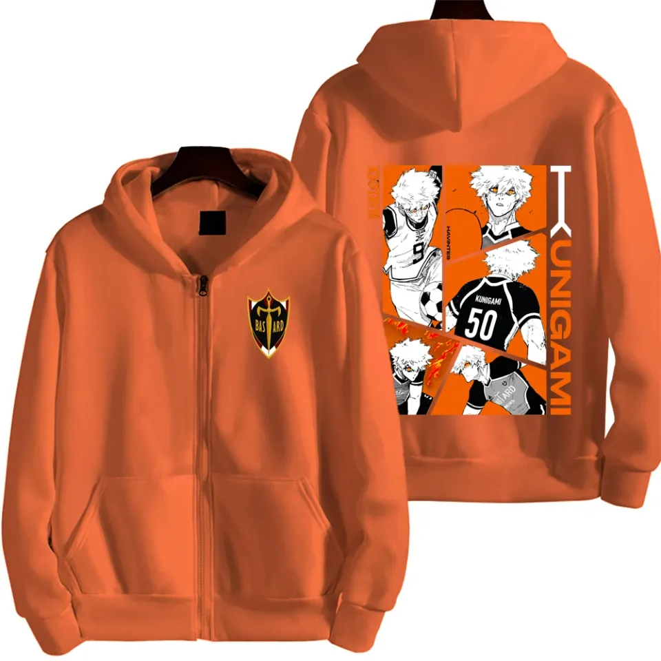 Blue Lock Kunigami Rensuke Men Zipper Hoodie