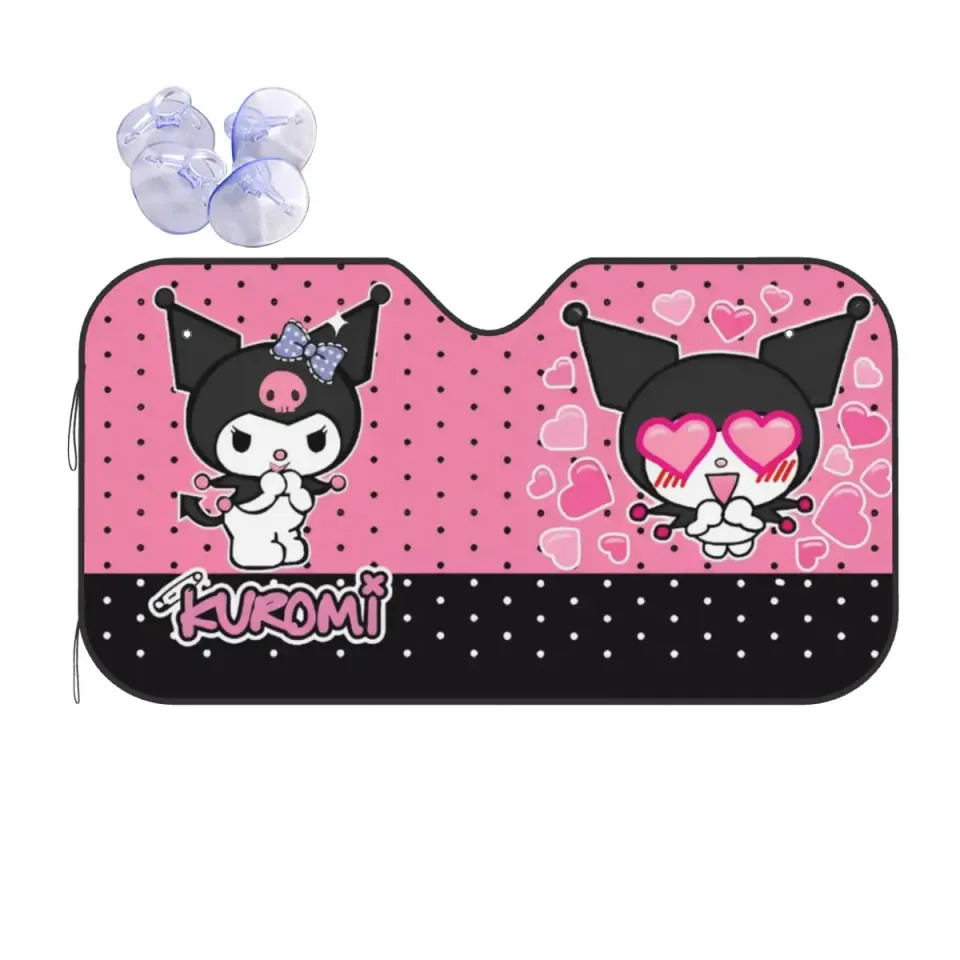 Kuromi Cartoon Car Sunshade