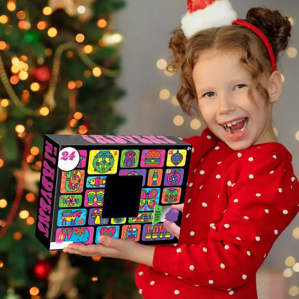 Needoh Advent Calendar 2025 Squeeze Toy Set Christmas Countdown 24 Days Of Surprise Blind Boxes Children's Christmas Gift