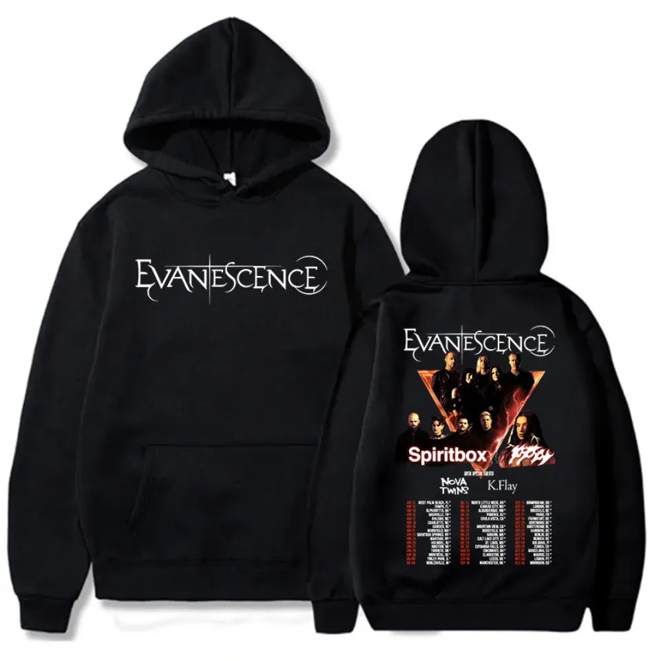 Rock Band EVANESCENCE Tour 2026 Hoodies