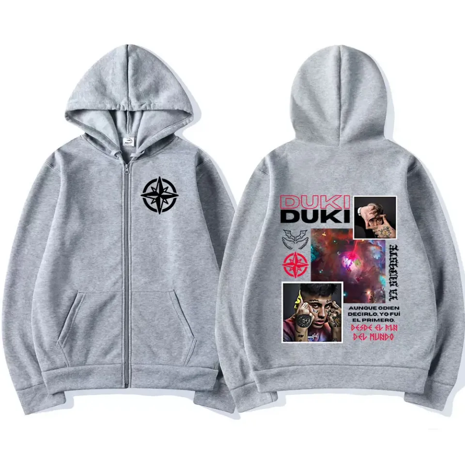 Rapper Duki Tour Album Zip Up Hoodies