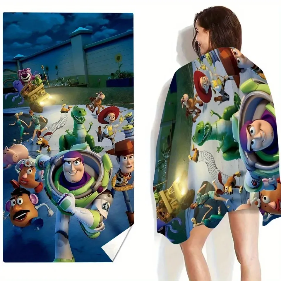 Woody and Buzz Lightyear Themed Beach Towel