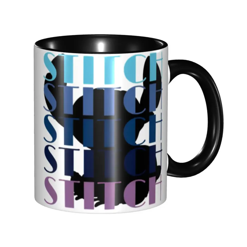 New Arrival Stitch And Baby Groot Tree Lights Merch Mugs Cute Tea Cup