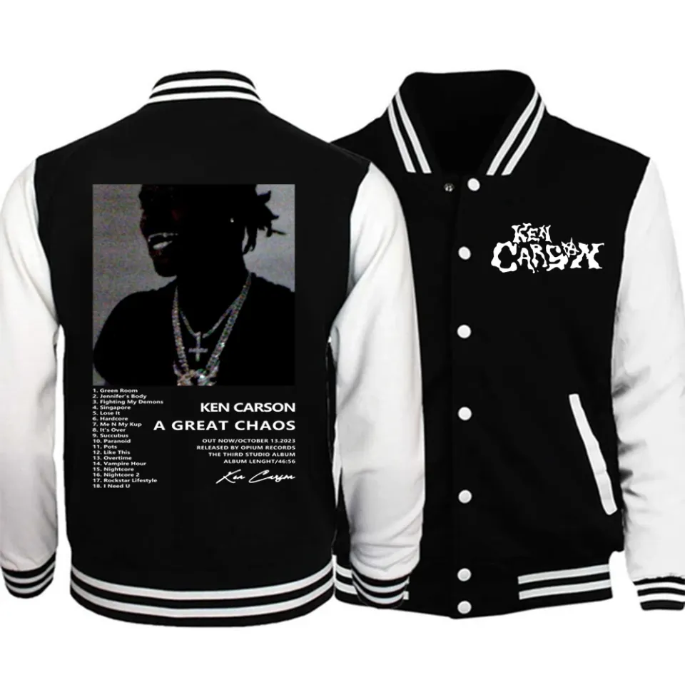 Ken Carson Chaos World Tour 2024 Baseball Jacket