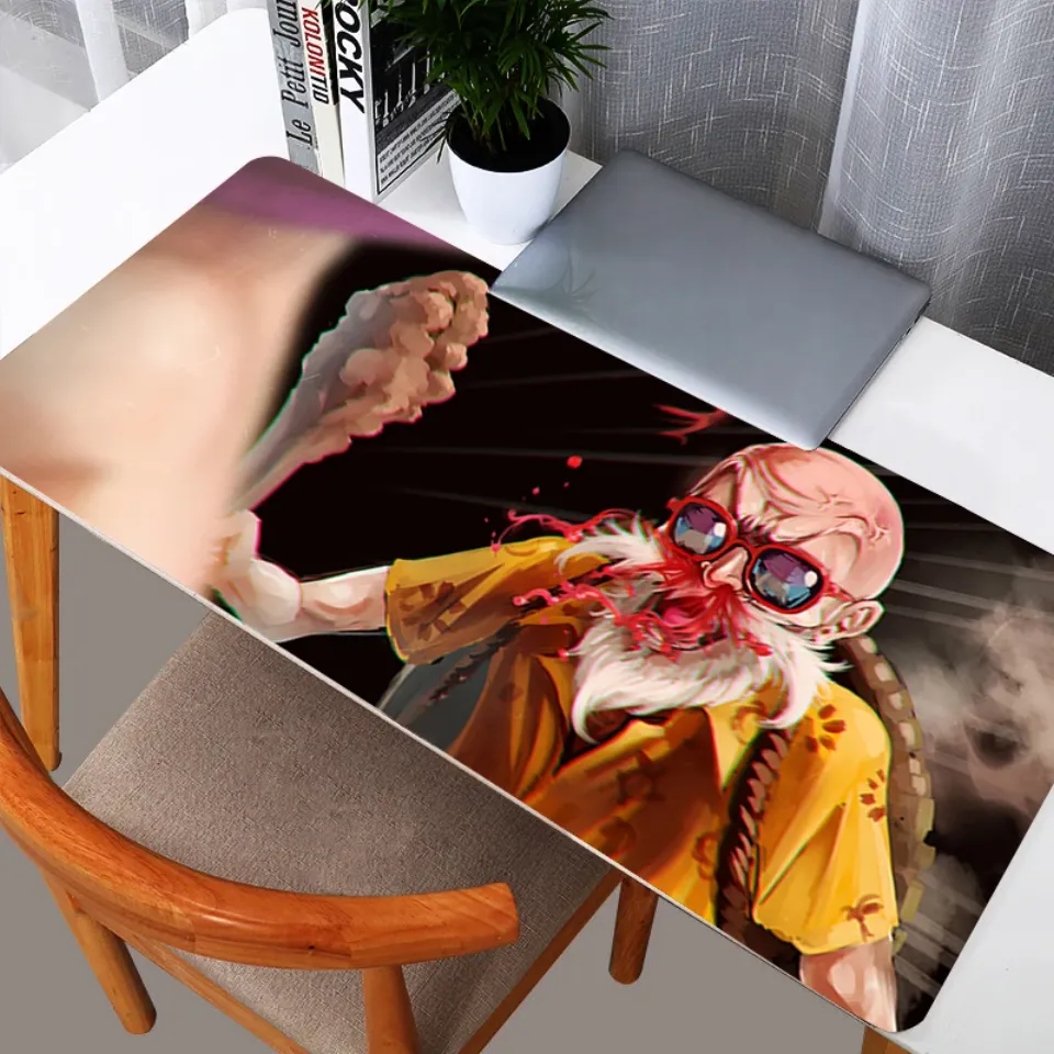 DBZ Dragon Ball Master Roshi Mouse Pad Game Rubber Mini Pc Keyboard Laptop Computer Speed Desk Mat Gaming Acessories Mousepad
