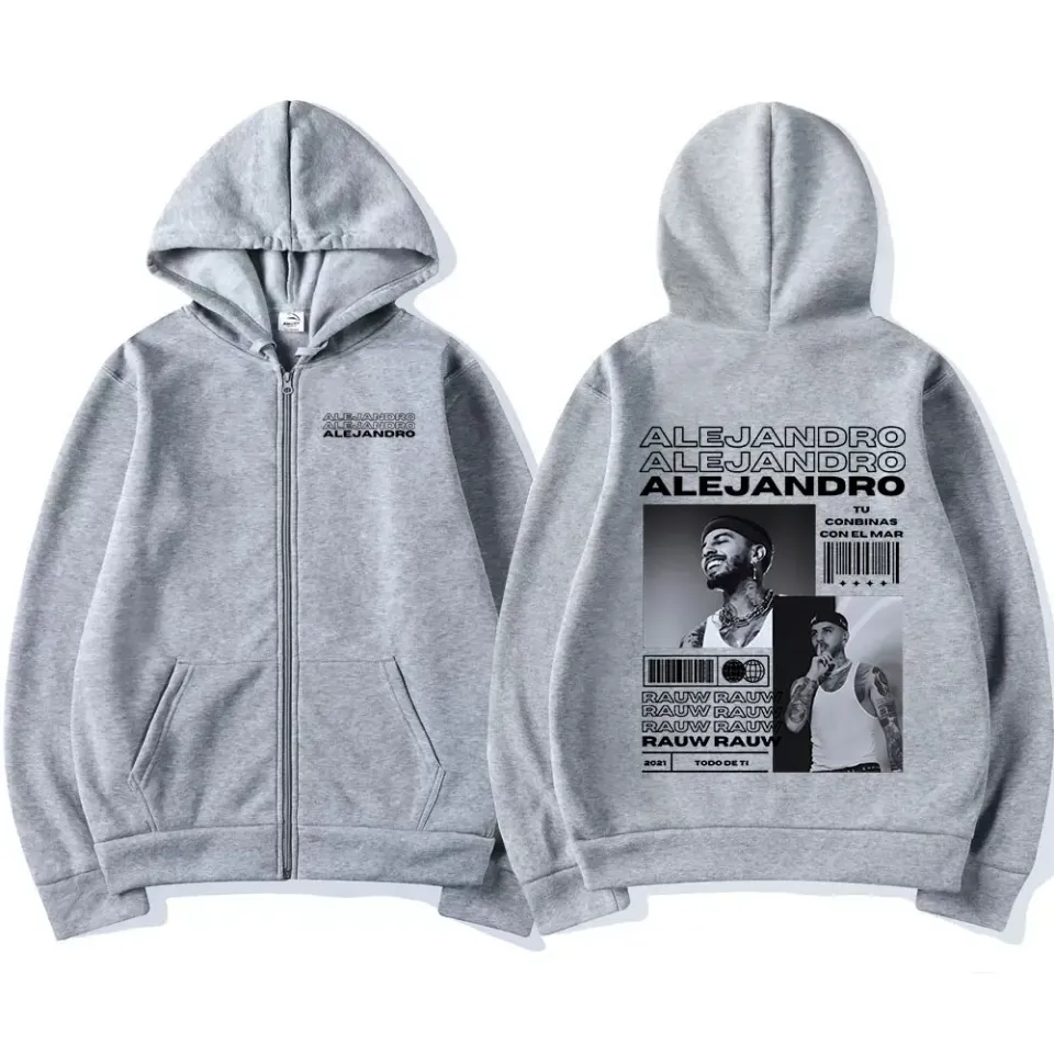 Rauw Alejandro Todo De Ti Album Zipper Hoodies