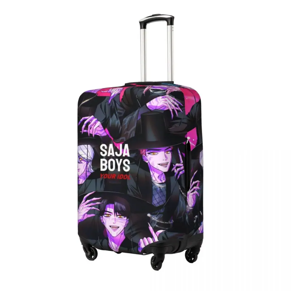 KPop Demon Hunters Suitcase Cover for Travel and Luggage Protection