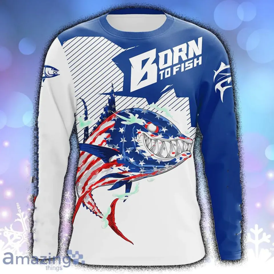 Men's Long Sleeve T-shirts 3d Printed Long T Shirt For Men Street O Neck Pullover Oversized Tee Shirt Man Clothing Fashion Fish