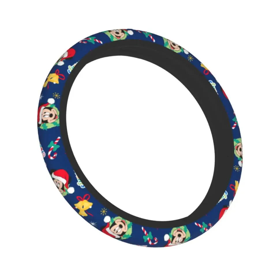 Car Steering Wheel Cover Mickey Mouse Pattern