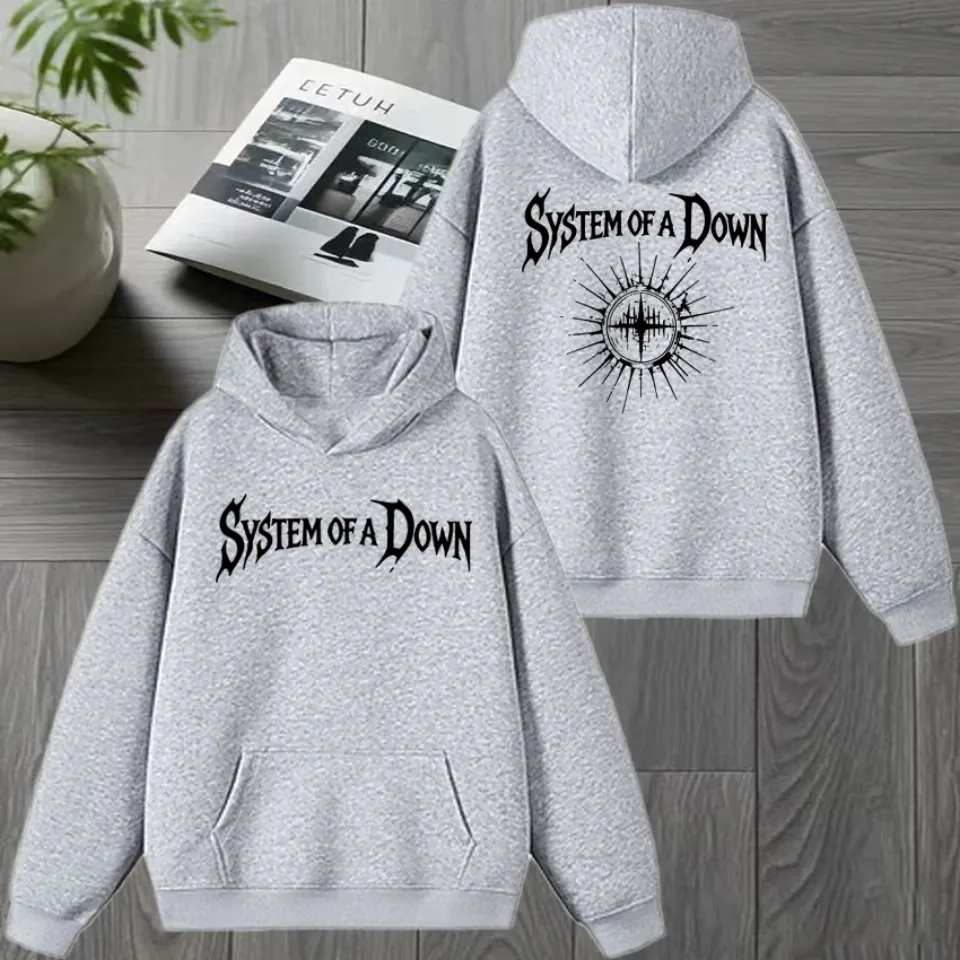 2026 Metal Band SYSTEM OF DOWN Double Sided print Hoodie