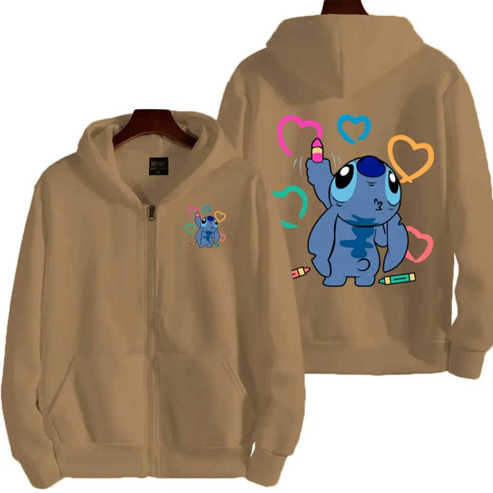 Lilo & Stitch Men Cartoon Hoodie