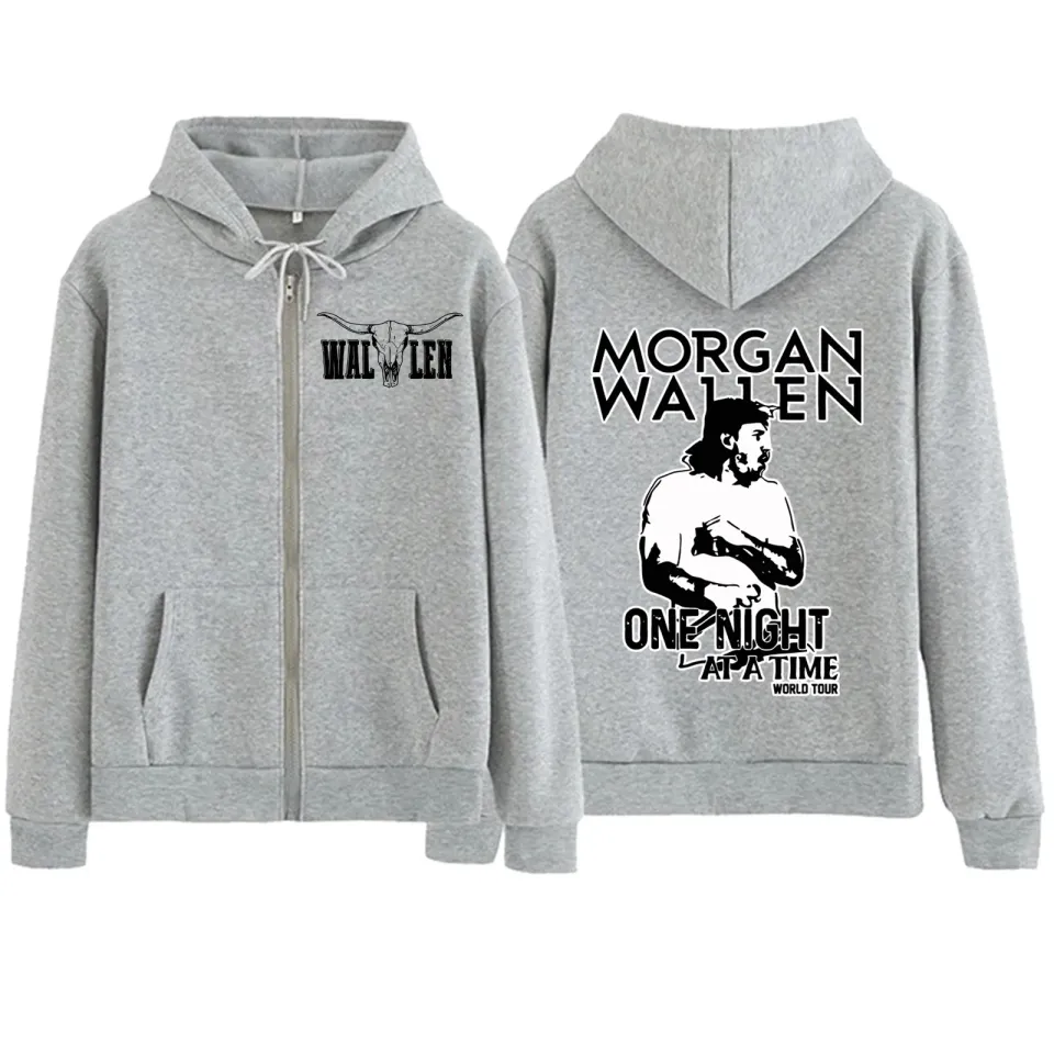 Wallen Western One Thing At A Time Zipper Hoodie