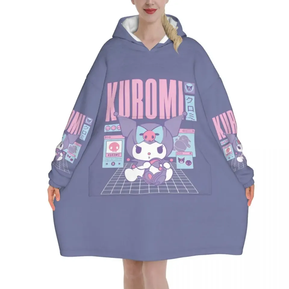 Melody And Kuromi Blanket Hoodie
