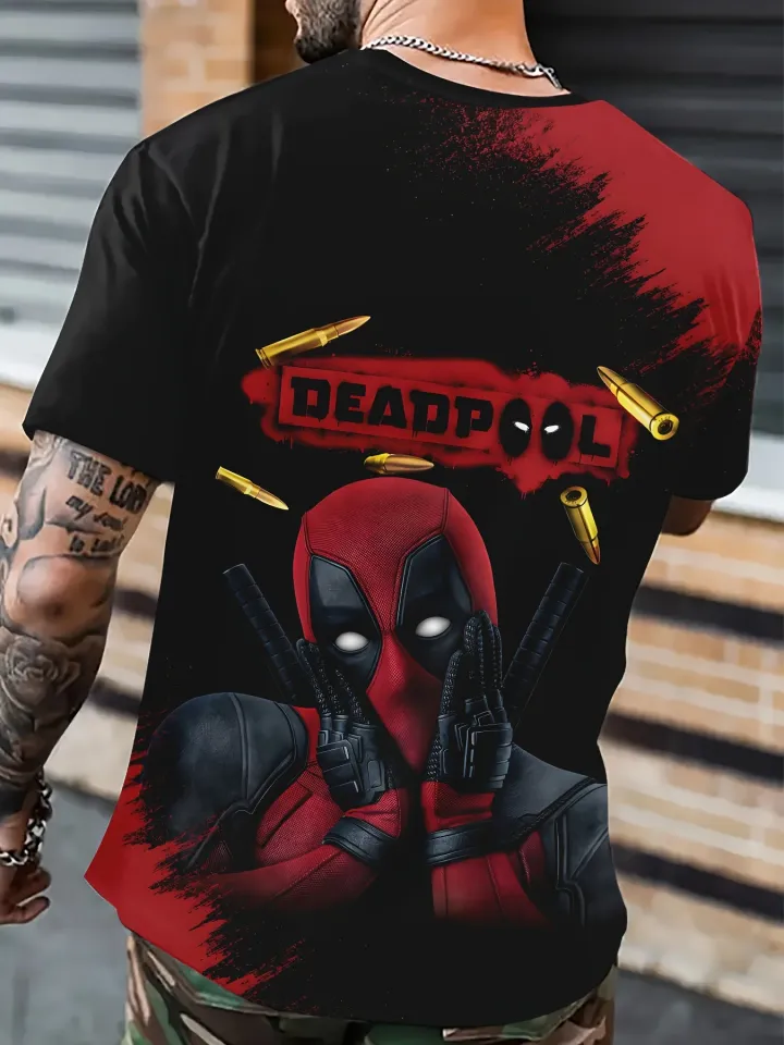 Marvel Licensed Deadpool Graphic T-Shirt Deadpool T shirt