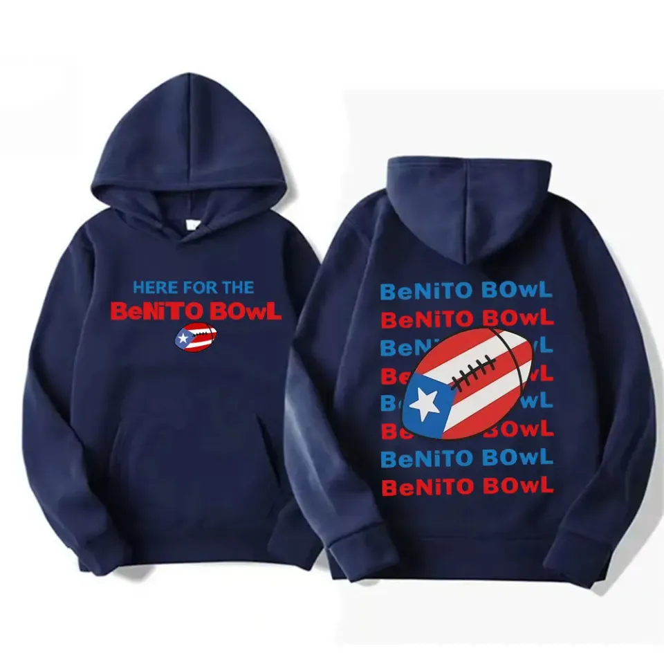 Benito Bowl T Shirt Bad Bunny Super Bowl 2026 Tour Hooded