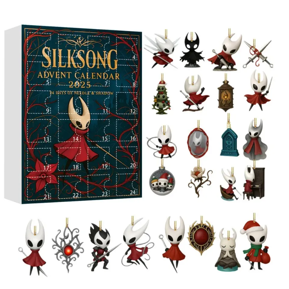 Hot New Hollow Knight  silksong Advent Calendar Christmas Atmosphere Gifts 2026 New Year 24 Days Countdown Surprise Blind Box