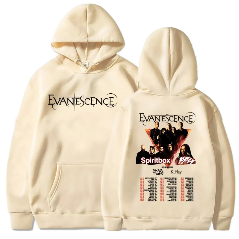 Rock Band EVANESCENCE Tour 2026 Hoodies