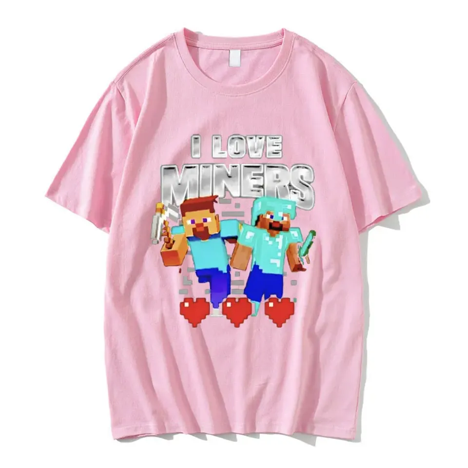 I Love Miners Print Tshirt