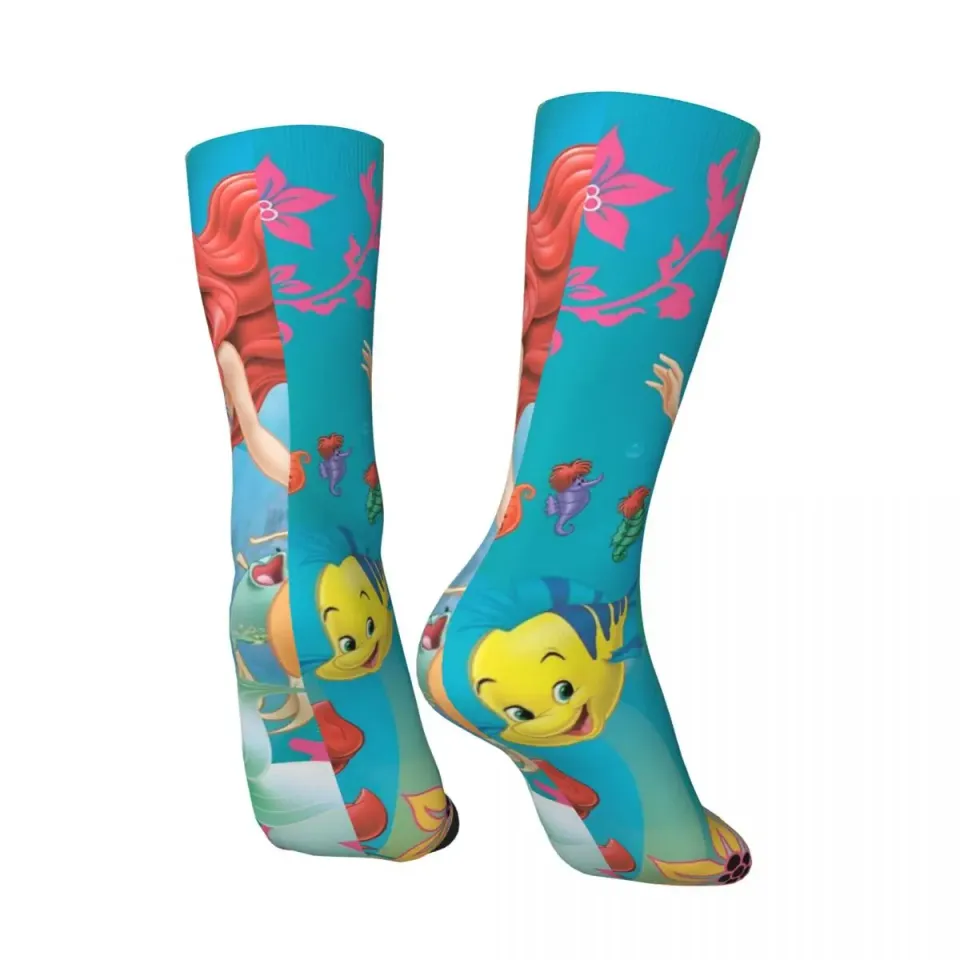 The Little Mermaid Cartoon Socks