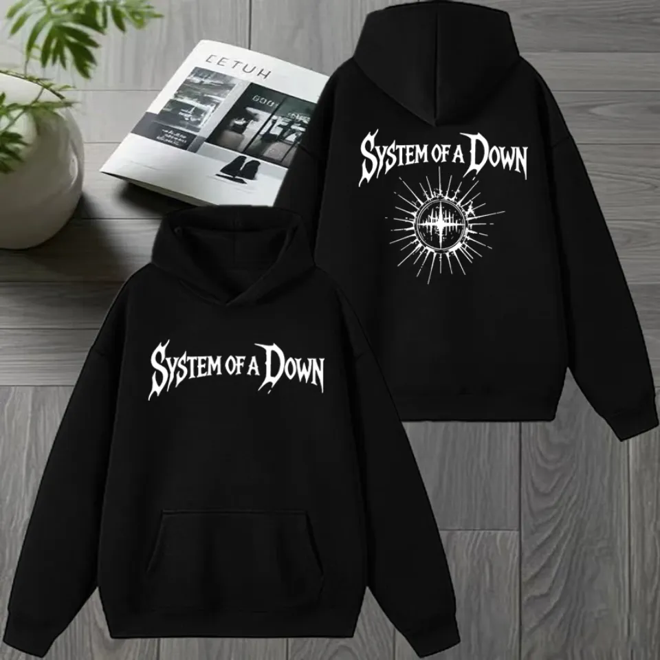 2026 Metal Band SYSTEM OF DOWN Double Sided print Hoodie