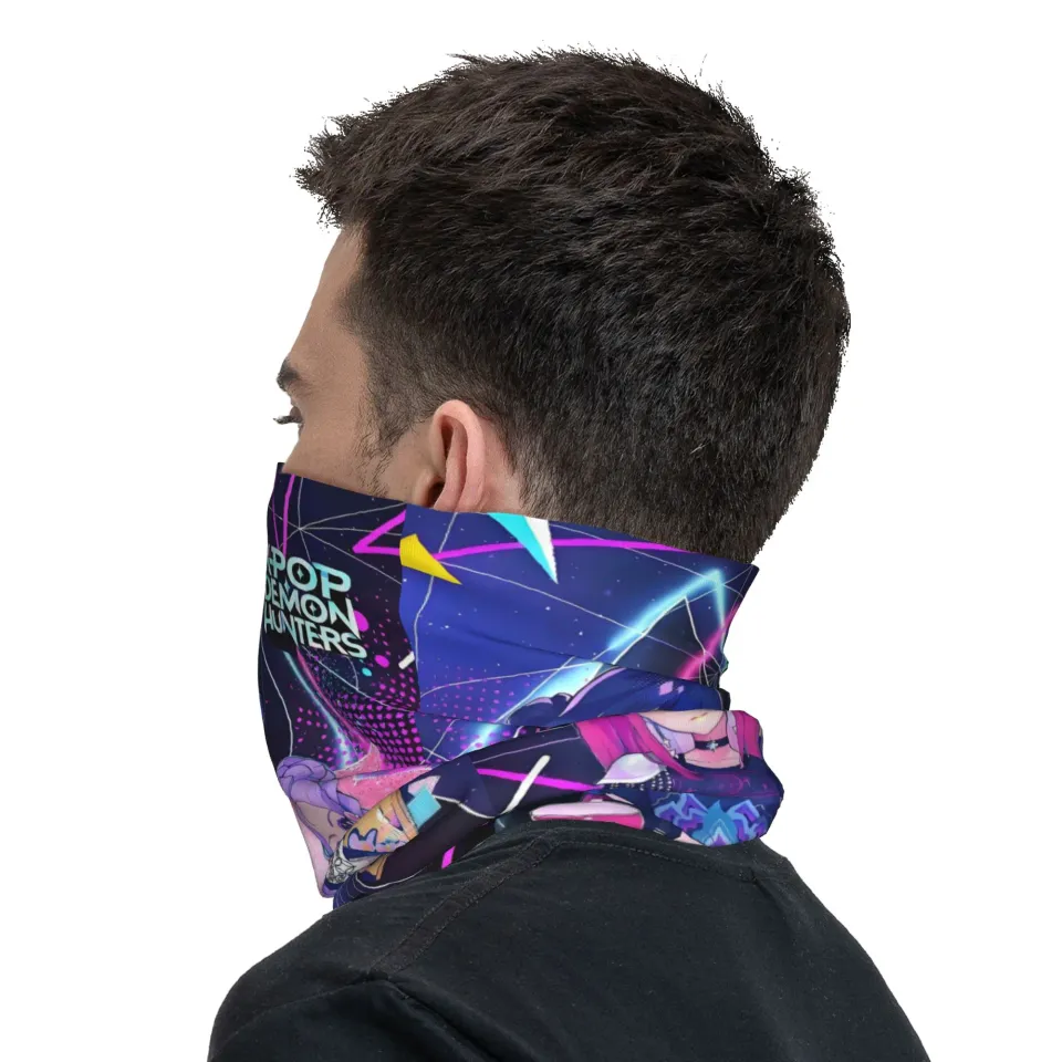 Kpop Demon Hunter Huntrix Face Mask Scarf