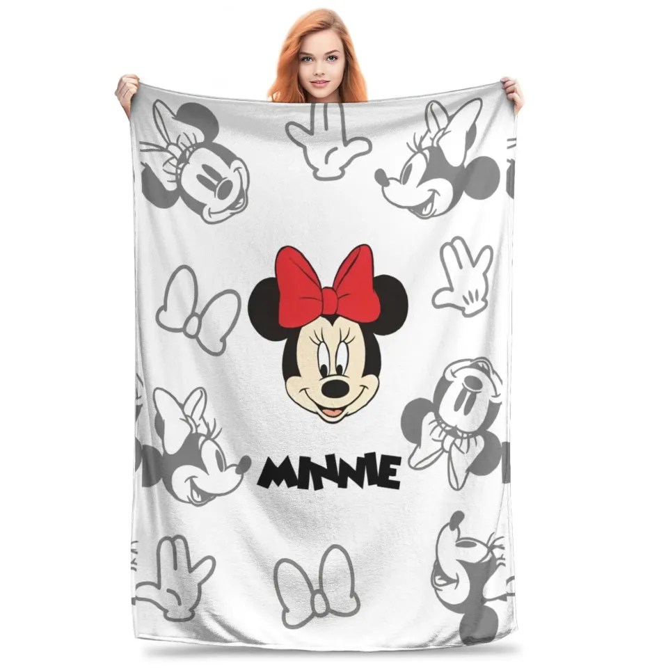 minnie mouse daisy Blanket Multiple Sizes Super Soft and Warm  Throw Blankets for Couch Sofa and Bed