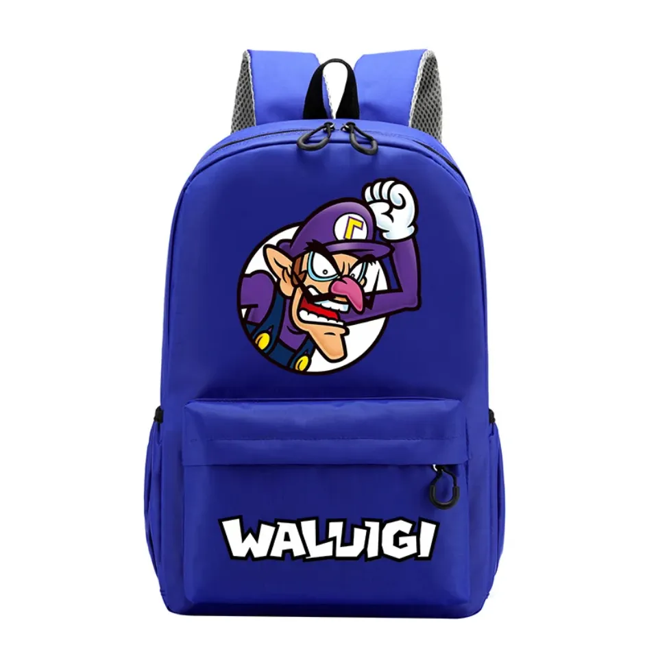 Super Mario Bros Kids Backpack Cartoon Cute Anime Knapsack Book Bag