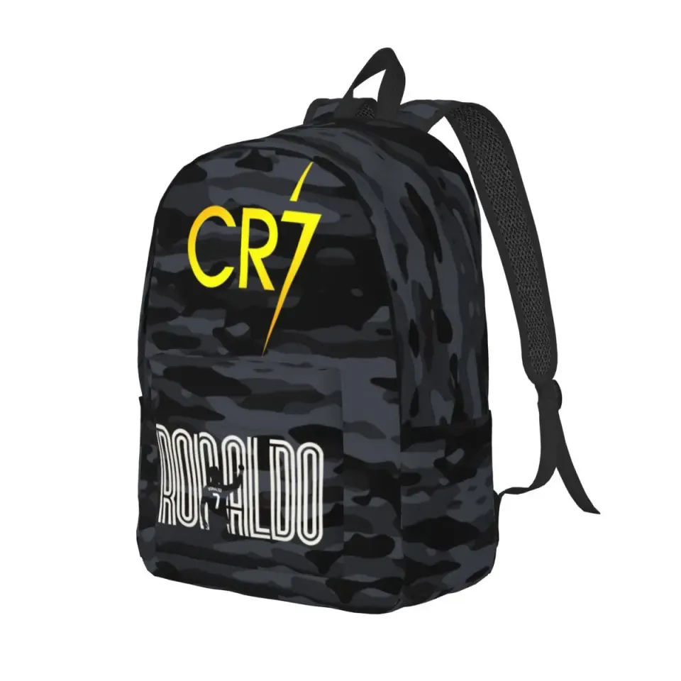 CR7 Ronaldos Backpack for Men and Women, Laptop Shoulder Bag, Student and Work Daypack, Gift