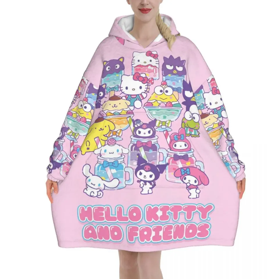 Funny Kuromi Blanket Hoodie