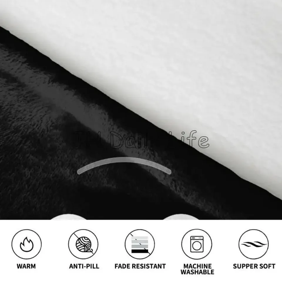 Penguin Wearable Flannel Blanket Hoodie