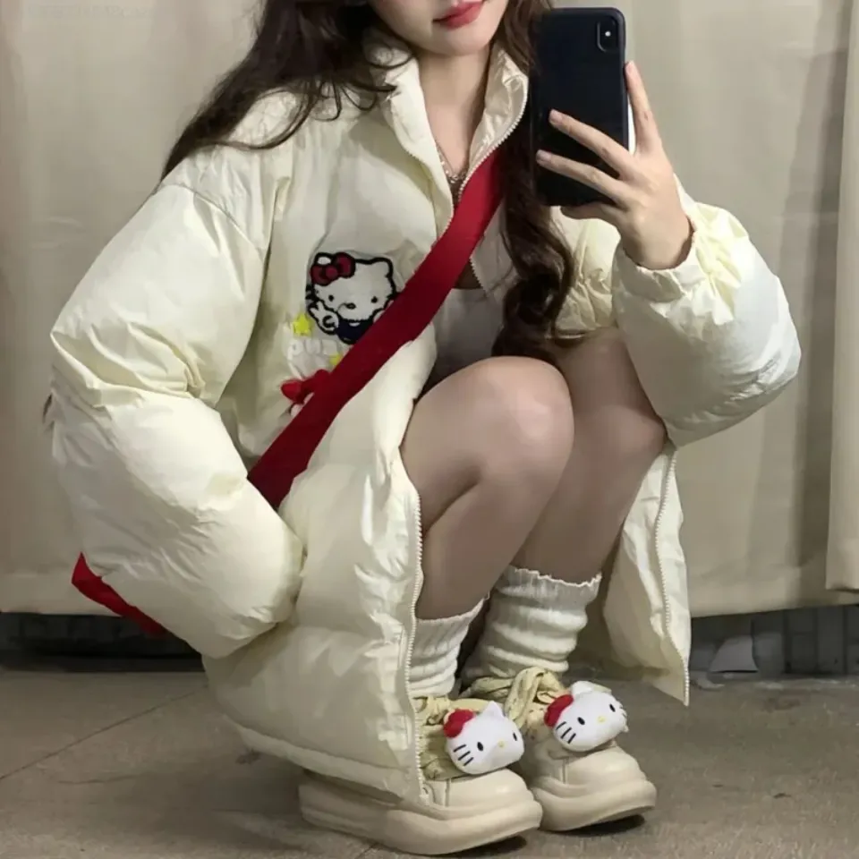 Sanrio Hello Kitty Autumn Winter Puffer Jacket