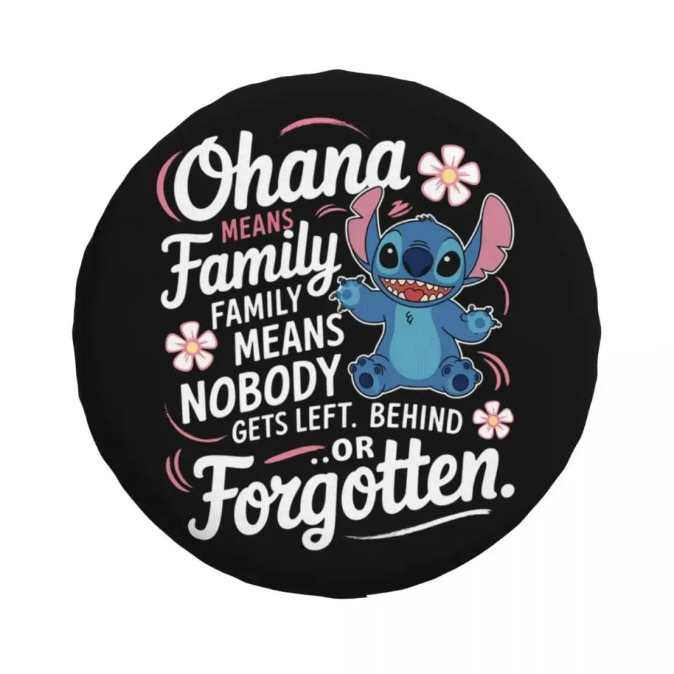 Funny Colorful Stitch Spare Tire Cover