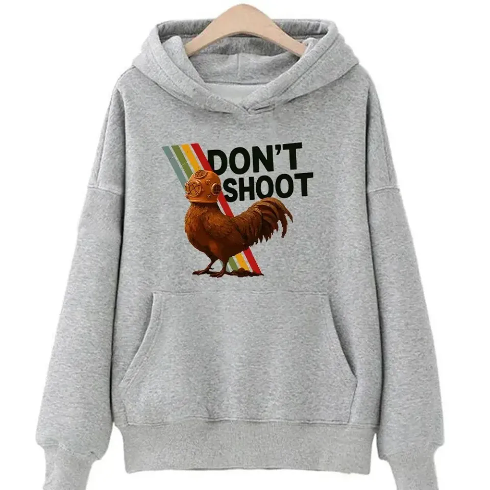 Hip Hop Harajuku Hoodies Don't Shoot Arc Raiders Hoodies Game Players Gift Sweaters Arc Raiders Inspiring Sweatshirts