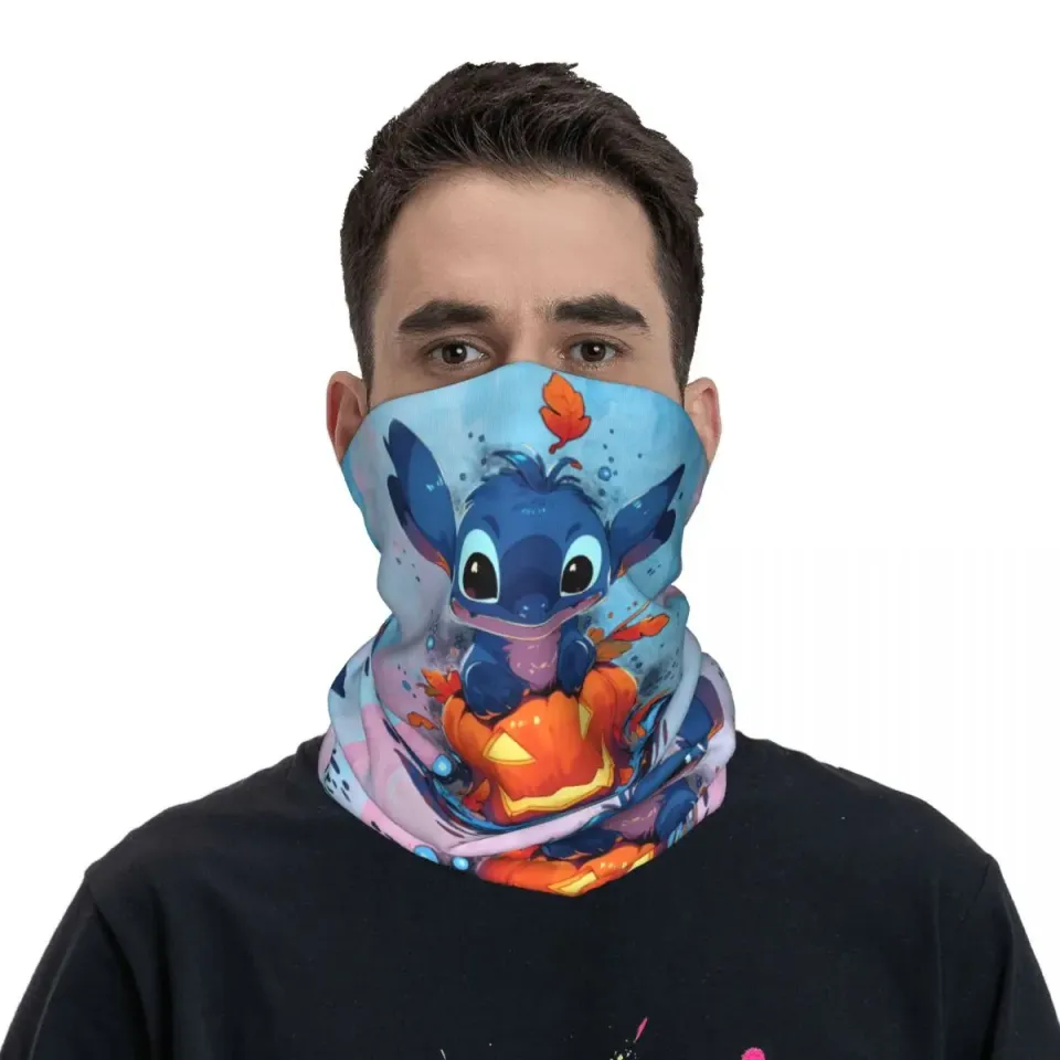 Halloween Stitch Winter Face Mask Scarf