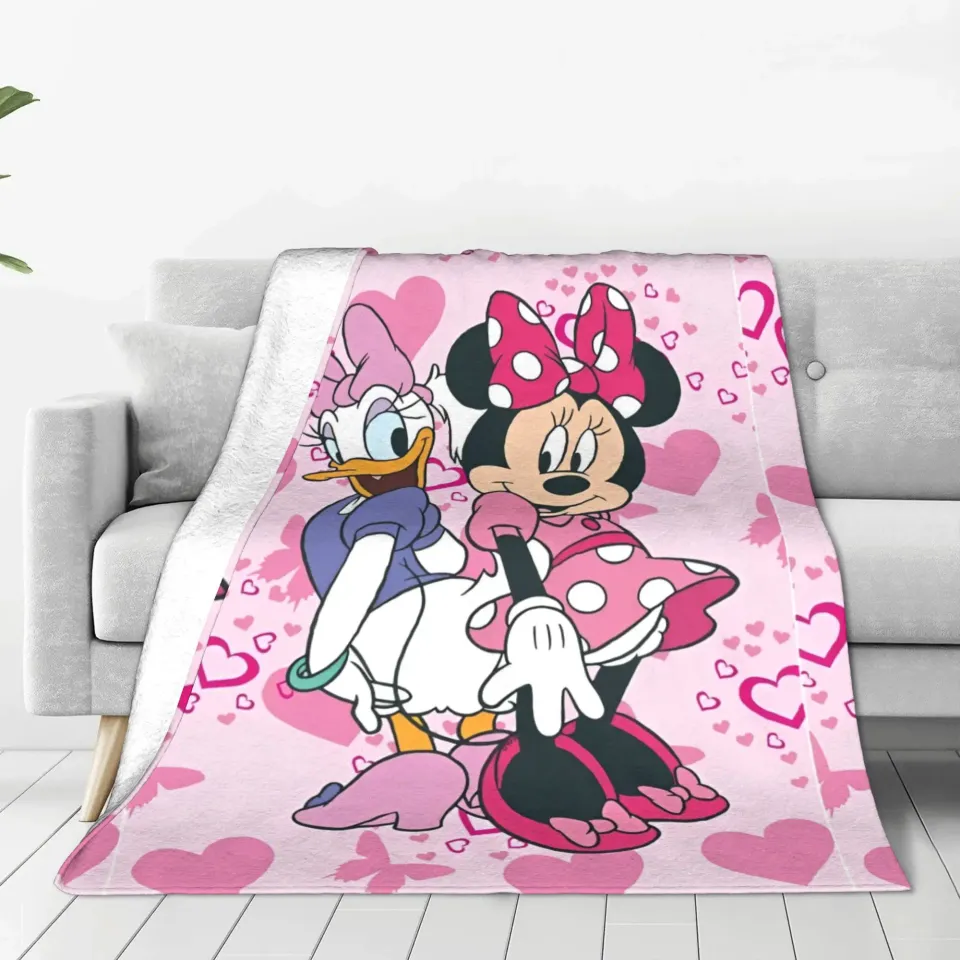 minnie mouse daisy Blanket Multiple Sizes Super Soft and Warm  Throw Blankets for Couch Sofa and Bed