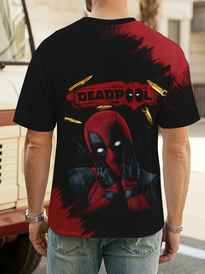 Marvel Licensed Deadpool Graphic T-Shirt Deadpool T shirt