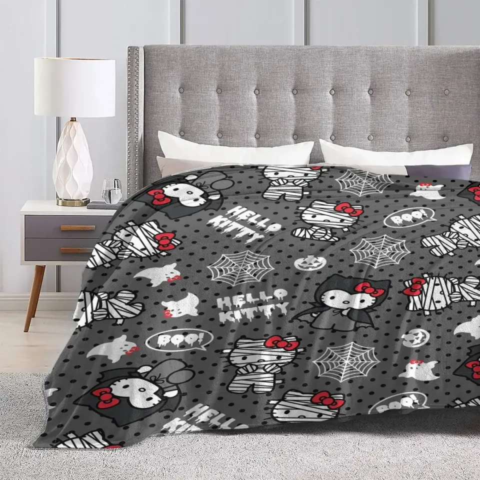 Hello Kitty Halloween Fleece Blanket
