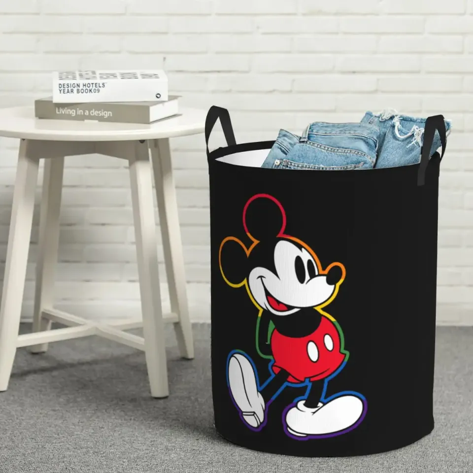 Mickey Rainbow Outline Toy Laundry Baskets