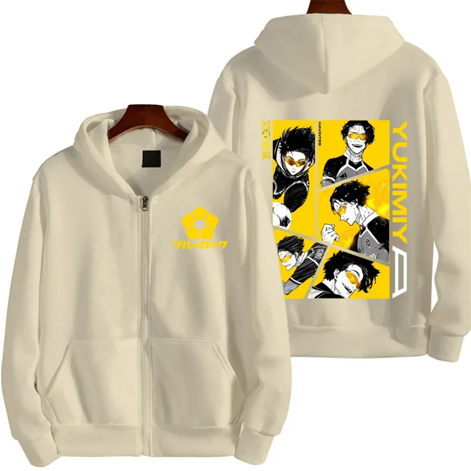 Blue Lock Yukimiya Kenyu Men Zipper Hoodie