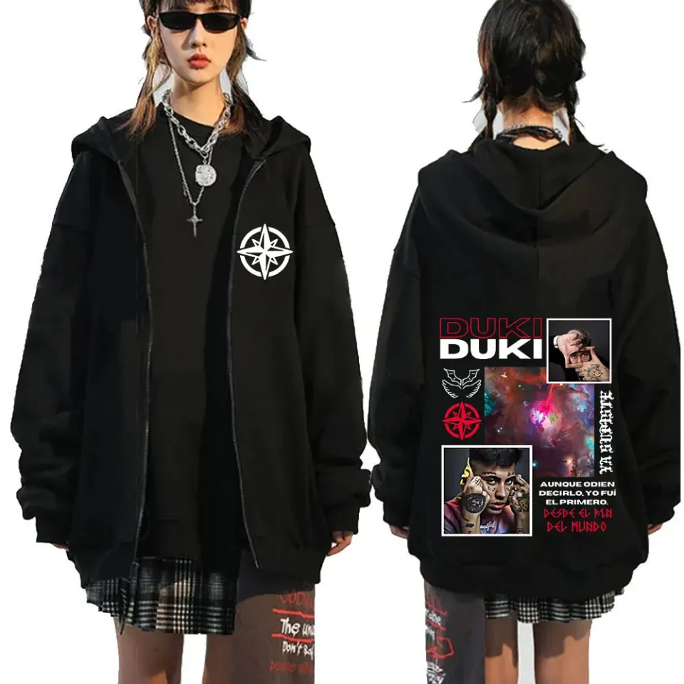Rapper Duki Tour Album Zip Up Hoodies
