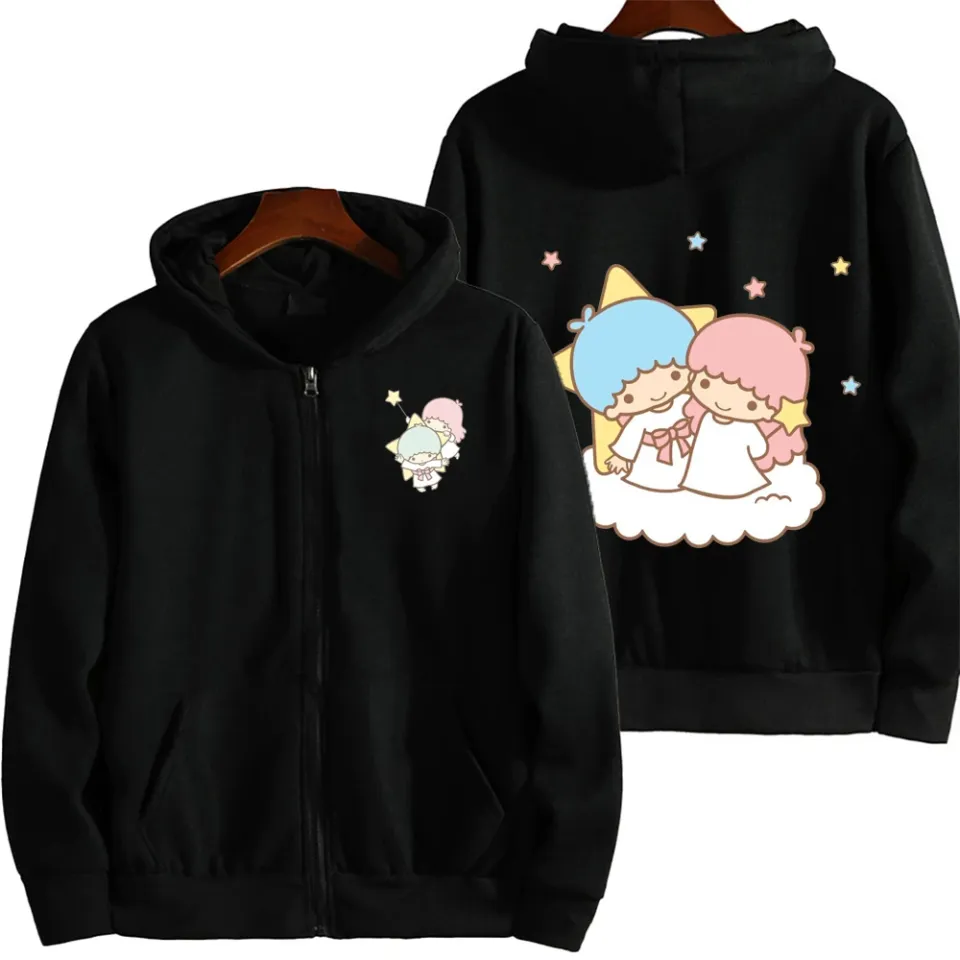 Little Twin Stars Men Zip Up Hoodie